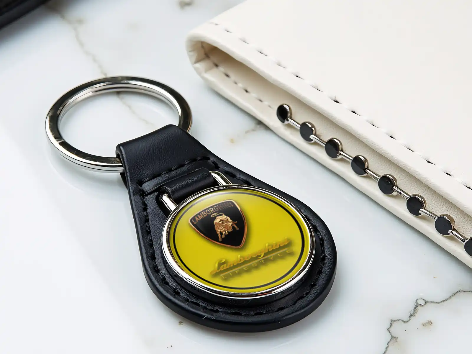 Lamborghini Porte-clé Homme Minimal Robuste Style Édition